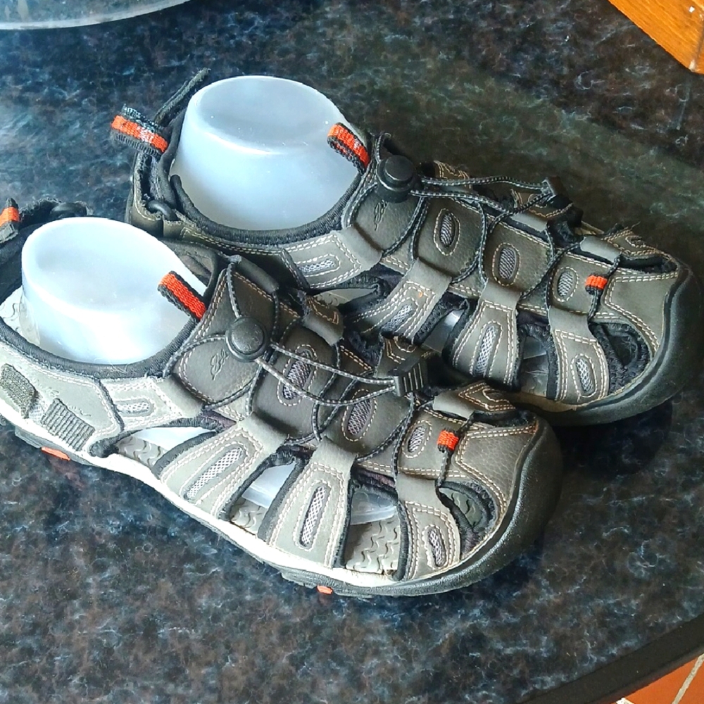 Mens Eddie Bauer Leather Hiking Shoes Size 11